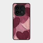 Velvet Hearts Glass Case Cover For Iqoo 13 5G