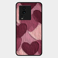 Velvet Hearts Glass Case Cover For Iqoo Neo 7 5G