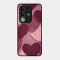 Velvet Hearts Glass Case Cover For iQOO Z10x 5G