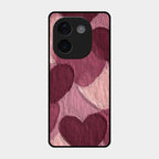 Velvet Hearts Glass Case Cover For Iqoo Z9S Pro 5G