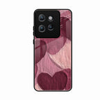 Velvet Hearts Glass Case Cover For Motorola Edge 50