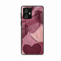 Velvet Hearts Glass Case Cover For Motorola G64 5G
