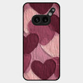 Velvet Hearts Glass Case Cover For Nothing Phone 2A Plus