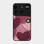 Velvet Hearts Glass Case Cover For Nothing Phone 3 5G