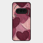 Velvet Hearts Glass Case Cover For Nothing Phone 3A 5G