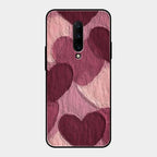 Velvet Hearts Glass Case Cover For Oneplus 7 Pro