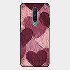 Velvet Hearts Glass Case Cover For Oneplus 8