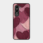 Velvet Hearts Glass Case Cover For Oppo A5 5G