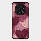 Velvet Hearts Glass Case Cover For Oppo F29 5G
