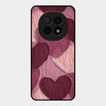 Velvet Hearts Glass Case Cover For Oppo F29 Pro 5G