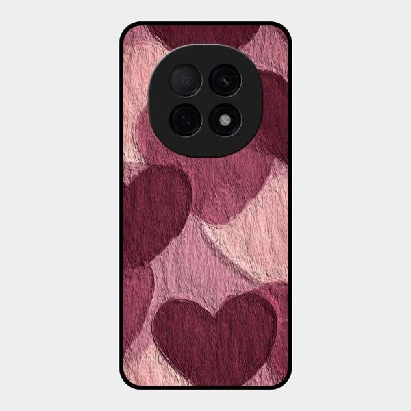 Velvet Hearts Glass Case Cover For Oppo F29 Pro 5G
