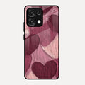 Velvet Hearts Glass Case Cover For Oppo F31 5G