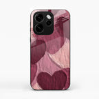 Velvet Hearts Glass Case Cover For Oppo Reno 15C 5G