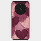 Velvet Hearts Glass Case Cover For Realme 11 Pro Plus 5G
