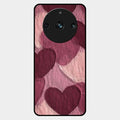 Velvet Hearts Glass Case Cover For Realme 11 Pro Plus 5G
