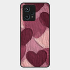 Velvet Hearts Glass Case Cover For Realme 9 Pro Plus 5G