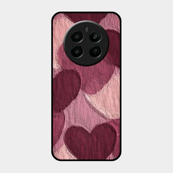 Velvet Hearts Glass Case Cover For Realme Narzo 70 Pro 5G