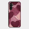 Velvet Hearts Glass Case Cover For Samsung Galaxy F16 5G