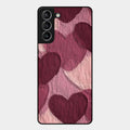 Velvet Hearts Glass Case Cover For Samsung Galaxy S21 Plus
