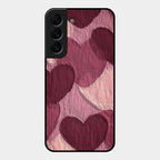 Velvet Hearts Glass Case Cover For Samsung Galaxy S22 Plus 5G