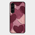Velvet Hearts Glass Case Cover For Samsung Galaxy S23 5G