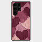 Velvet Hearts Glass Case Cover For Samsung Galaxy S23 Ultra 5G