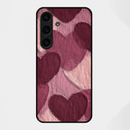 Velvet Hearts Glass Case Cover For Samsung Galaxy S25 FE 5G