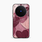 Velvet Hearts Glass Case Cover For Vivo X300 5G