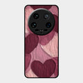Velvet Hearts Glass Case Cover For Xiaomi 14 Ultra