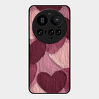 Velvet Hearts Glass Case Cover For Xiaomi 15 Ultra 5G