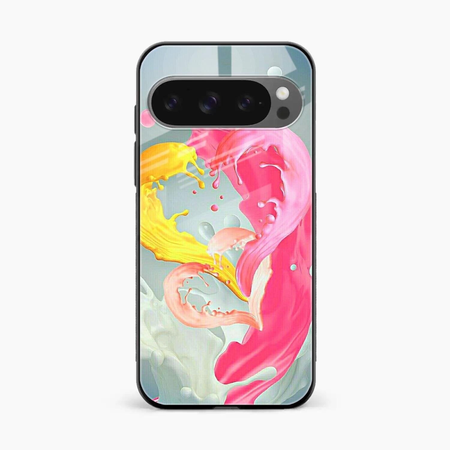 Vibrant Color Splash Heart Aesthetic Phone Case For Google