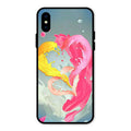 Vibrant Color Splash Heart Aesthetic Phone Case For iPhone