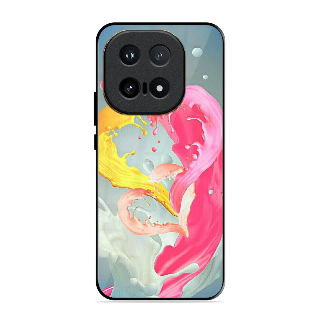 Vibrant Color Splash Heart Aesthetic Phone Case For iQOO