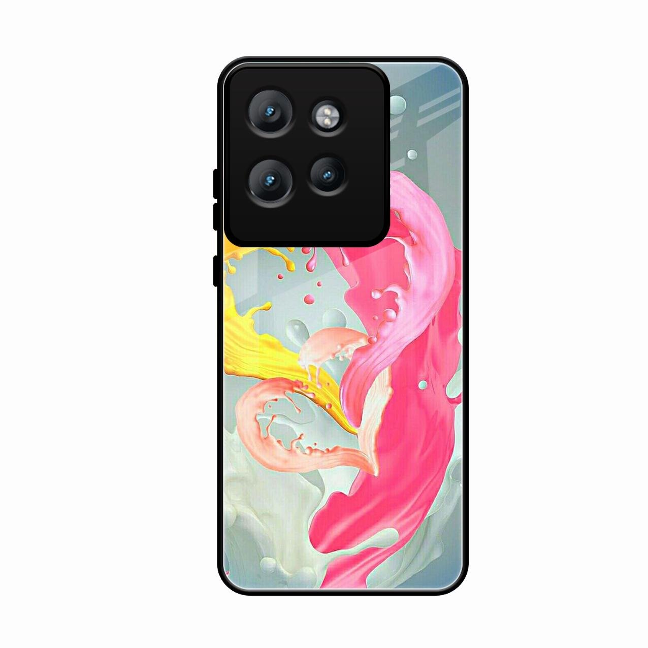 Vibrant Color Splash Heart Aesthetic Phone Case For Motorola