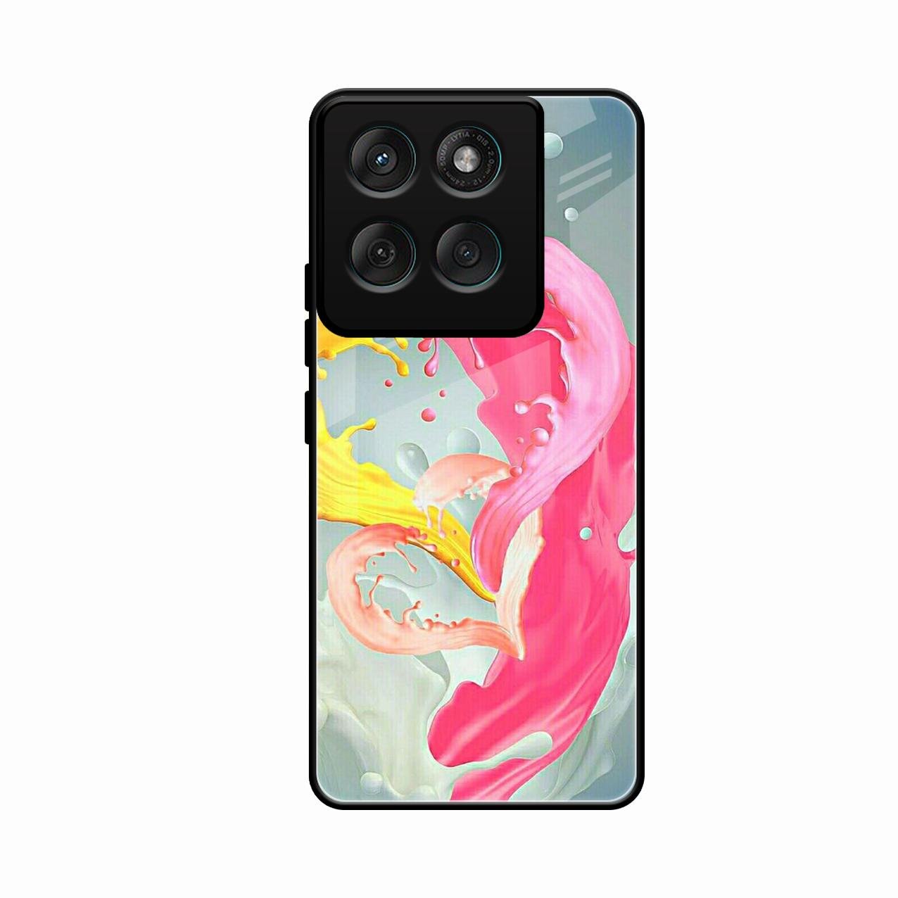 Vibrant Color Splash Heart Aesthetic Phone Case For Motorola