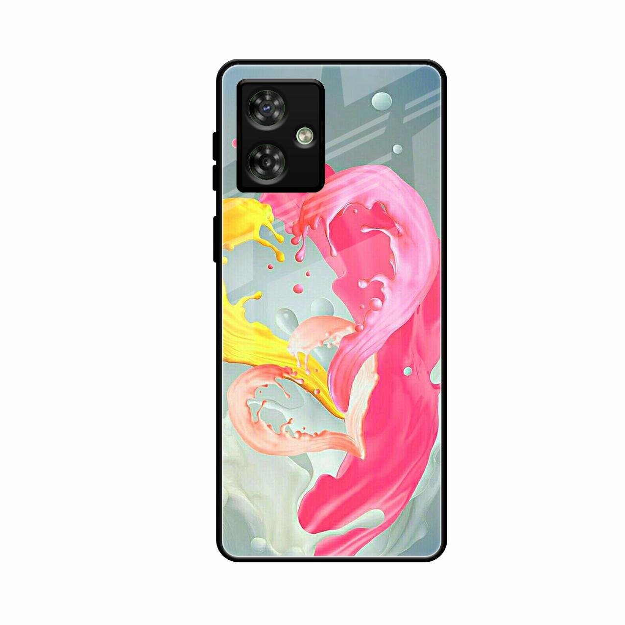 Vibrant Color Splash Heart Aesthetic Phone Case For Motorola