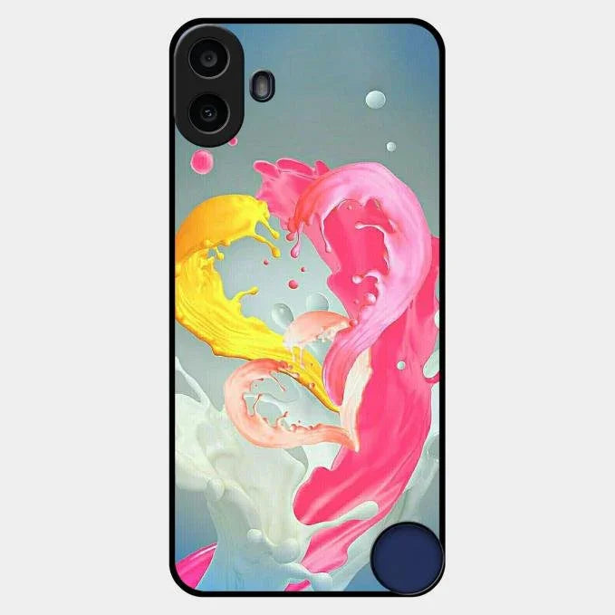 Vibrant Color Splash Heart Aesthetic Phone Case For Nothing