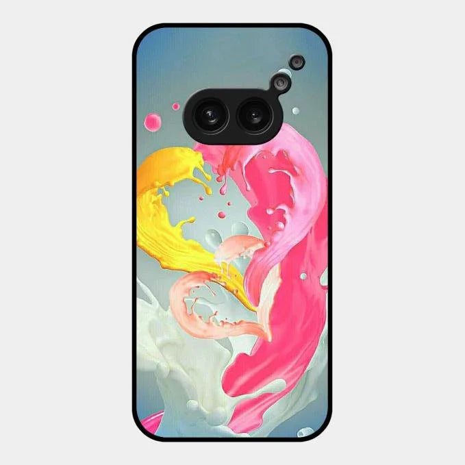 Vibrant Color Splash Heart Aesthetic Phone Case For Nothing