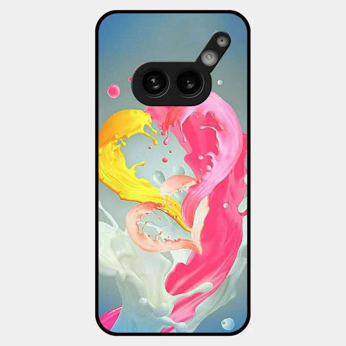 Vibrant Color Splash Heart Aesthetic Phone Case For Nothing