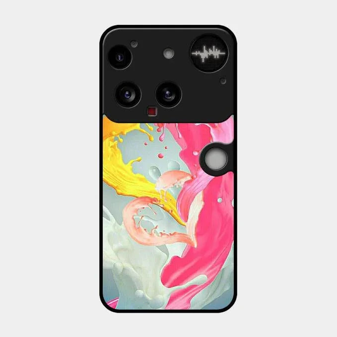 Vibrant Color Splash Heart Aesthetic Phone Case For Nothing