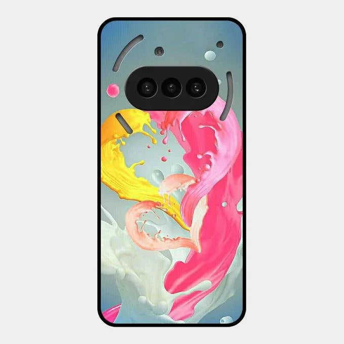 Vibrant Color Splash Heart Aesthetic Phone Case For Nothing