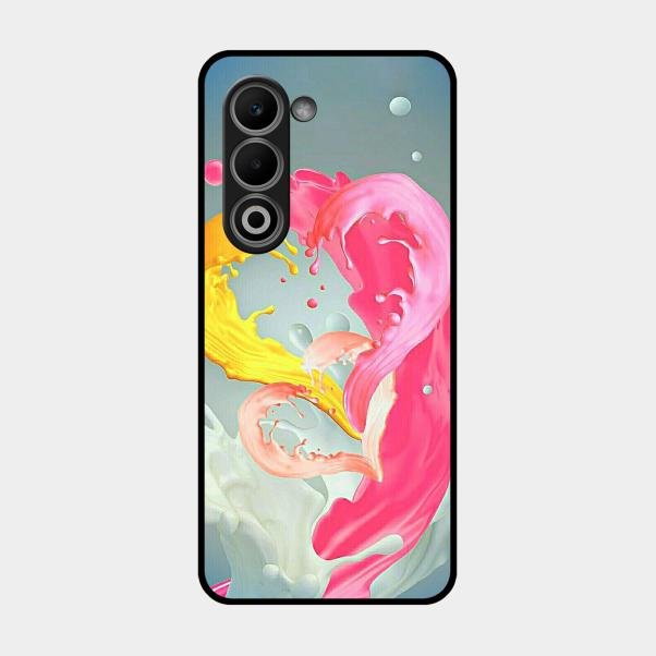 Vibrant Color Splash Heart Aesthetic Phone Case For Oppo