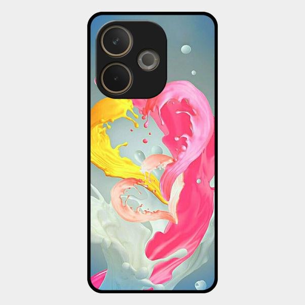 Vibrant Color Splash Heart Aesthetic Phone Case For Oppo