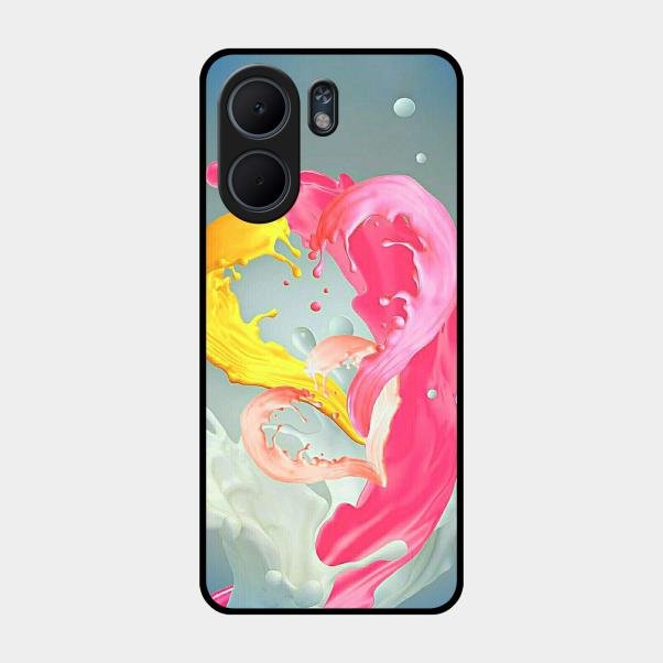 Vibrant Color Splash Heart Aesthetic Phone Case For Oppo