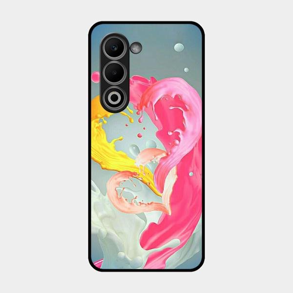 Vibrant Color Splash Heart Aesthetic Phone Case For Oppo