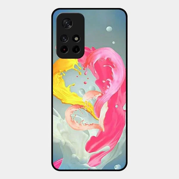 Vibrant Color Splash Heart Aesthetic Phone Case For Redmi