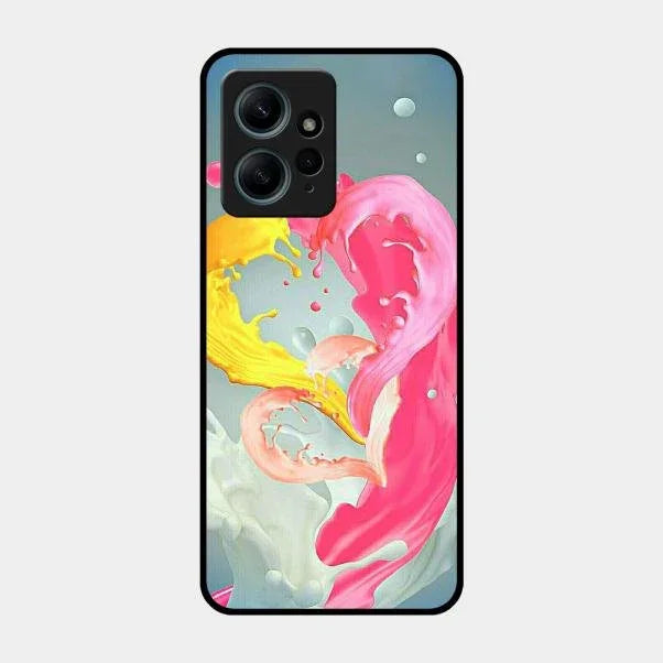 Vibrant Color Splash Heart Aesthetic Phone Case For Redmi