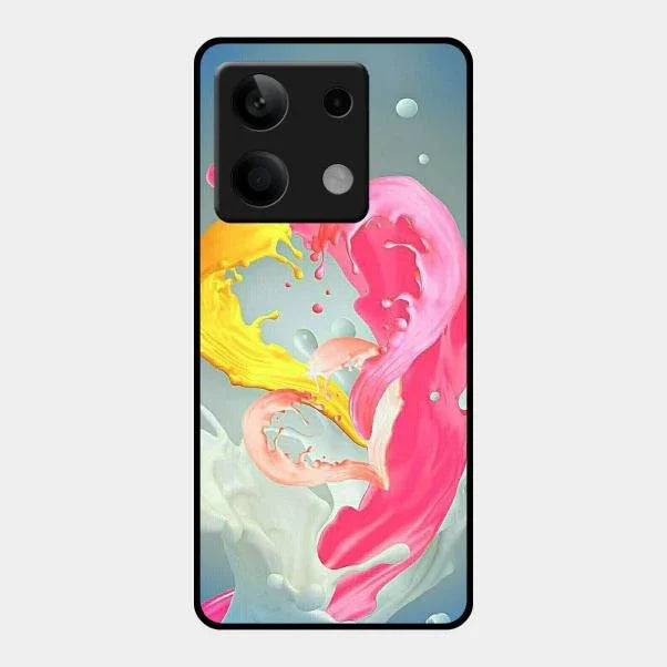 Vibrant Color Splash Heart Aesthetic Phone Case For Redmi
