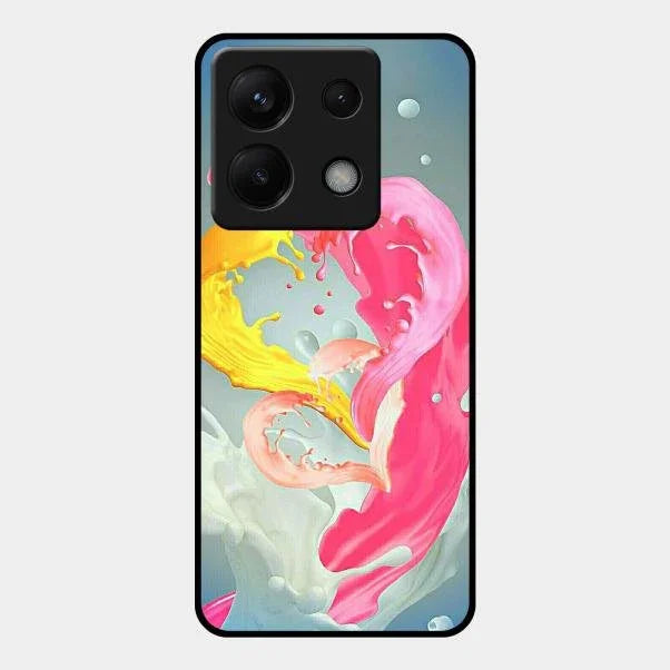 Vibrant Color Splash Heart Aesthetic Phone Case For Redmi