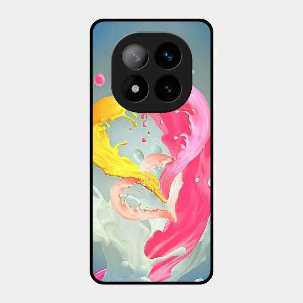 Vibrant Color Splash Heart Aesthetic Phone Case For Redmi